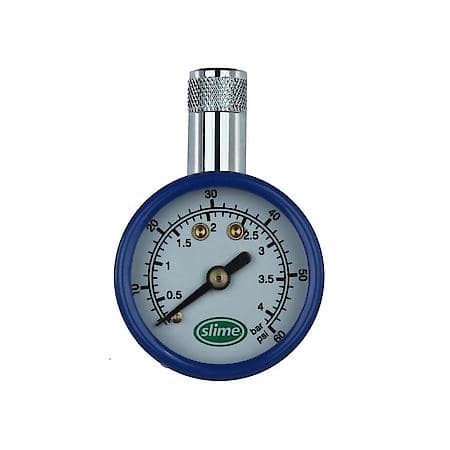 Mini Magnetic Dial Tire Gauge: 4-60 Psi, Multiple Color Options