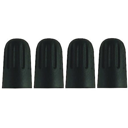 TPMS Valve Caps for Schrader Valves, Airtight Seal, Moisture-Resistant, 4 Pack