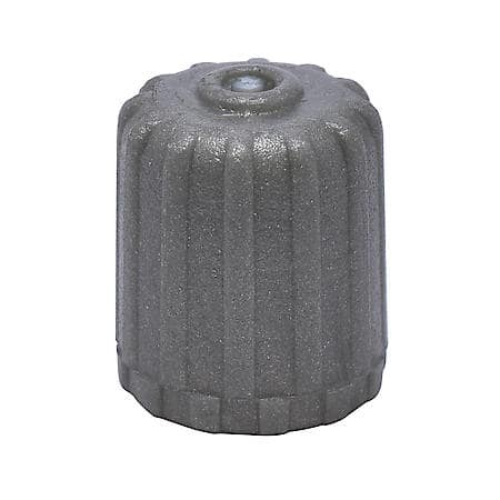 Tpms Plastic Valve Stem Cap , Gray, Durable, 100 Per Box.