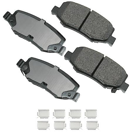 Ceramic Brake Pads Ultra-Premium with Hardware - Rear