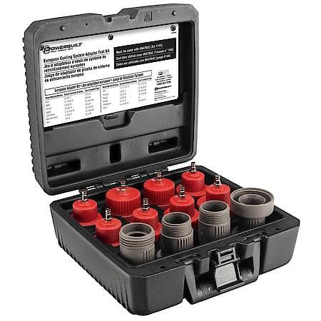 Powerbuilt 12 Piece Cooling System Adapter Kit for European Vehicles