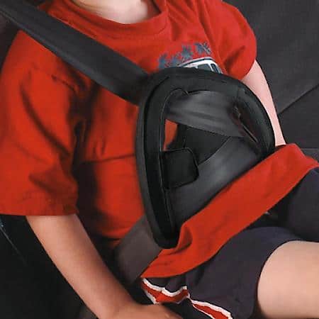 Seat Belt Adjuster, Black Oxford