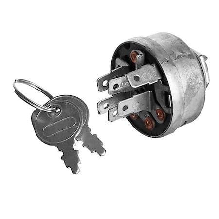 Ignition Switch, 3 Positions, 6 Terminals, Includes Key