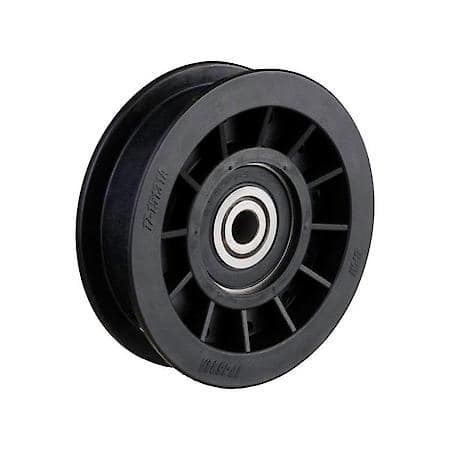 Flat Idler Pulley, I.D. 3/8", O.D. 3.5", Height 1 11/16"