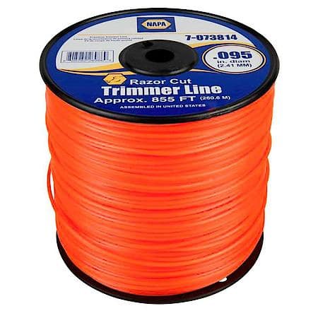 Trimmer Line, Razorcut .095, 3 Spool, 855', Orange Nylon