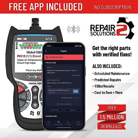 CarScan Code Scanner: Live Data, Battery/Charging System Test, Free Fix & Part Recommendations