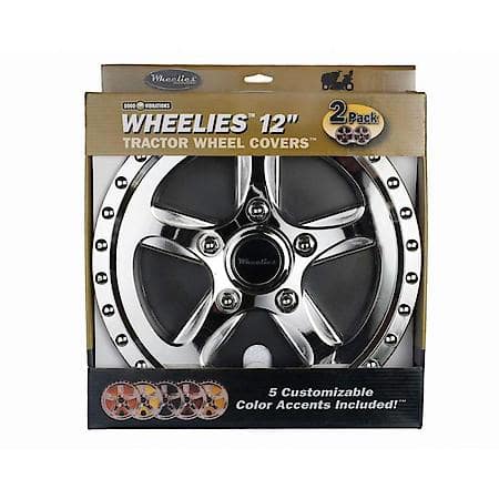 Wheel Cover 12", Universal Fit, Durable Chrome Finish