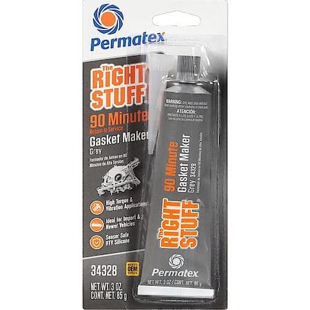 The Right Stuff: Grey, 90 Minute Gasket Maker, 3 oz.