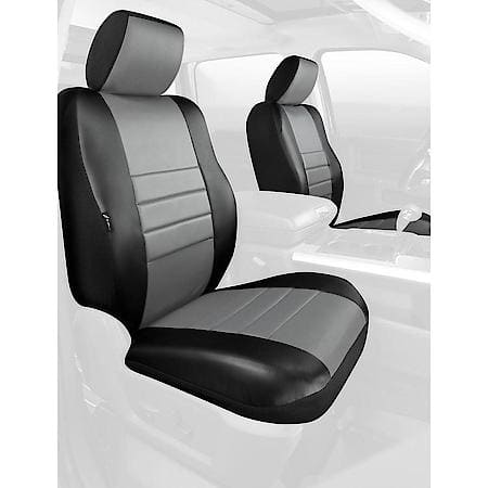 FIA SL68-35 GRAY, CUSTOM SEAT COVER FRONT BUCKETS, TWEED, BLACK/GRAY