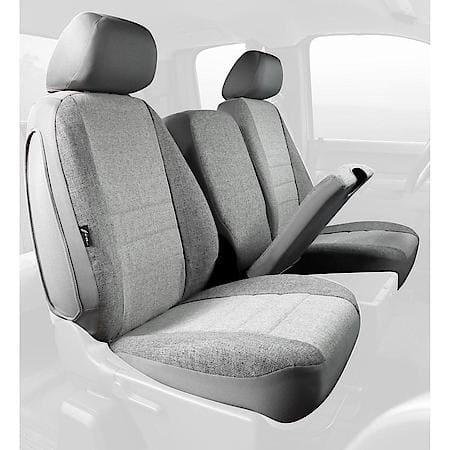 FIA OE38-37 GRAY, CUSTOM SEAT COVER FRONT 40/20/40, TWEED, GRAY