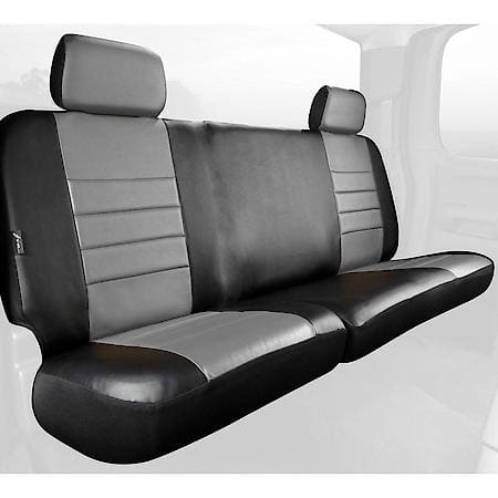 FIA SL62-68 GRAY, CUSTOM SEAT COVER REAR 60/40, TWEED, BLACK/GRAY