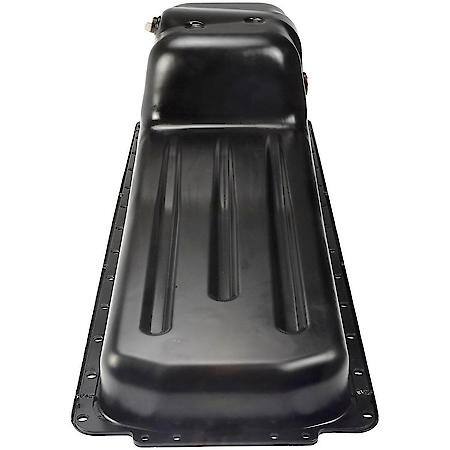 Engine Oil Pan: Direct Fit, Steel, Sump, 55 Quart