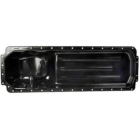 Engine Oil Pan: Direct Fit, Steel, Sump, 55 Quart