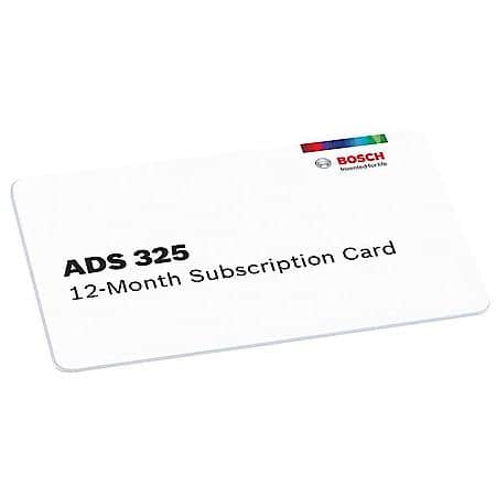ADS 325 12-Month Software Subscription