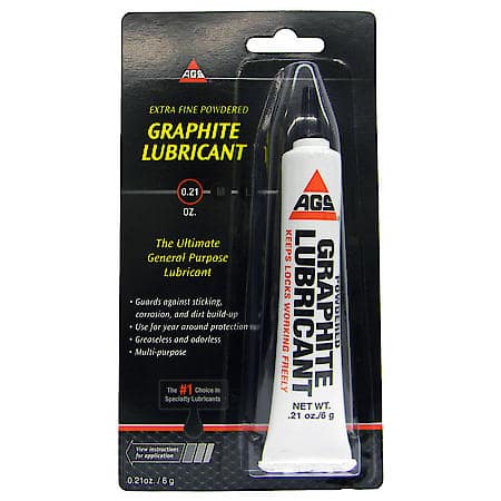 Graphite Lubricant Powdered, Tube, .21 oz, Card, Hardware