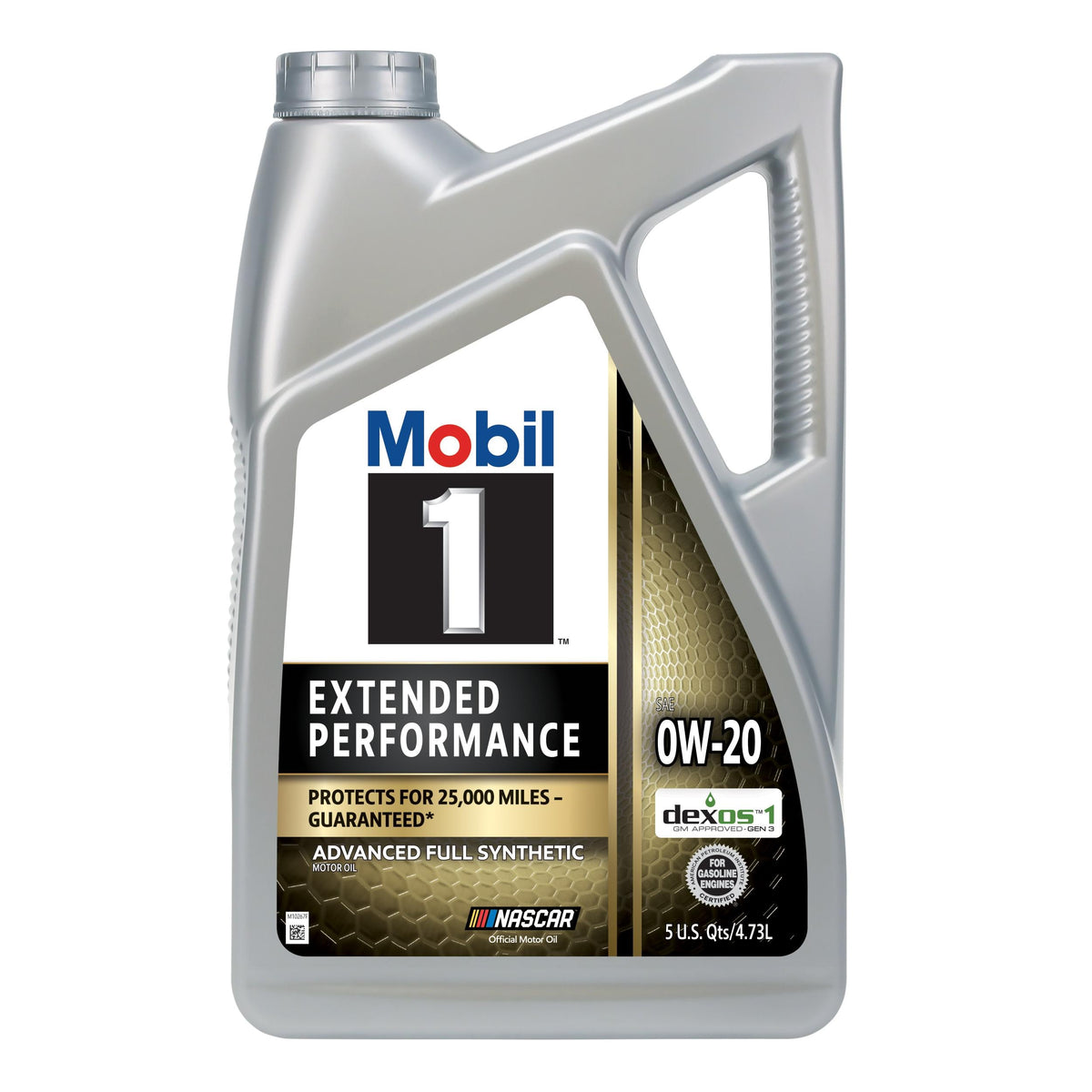 Mobil 1 Extended Performance Full Synthetic 0W-20 Motor Oil 5 Quart 120903