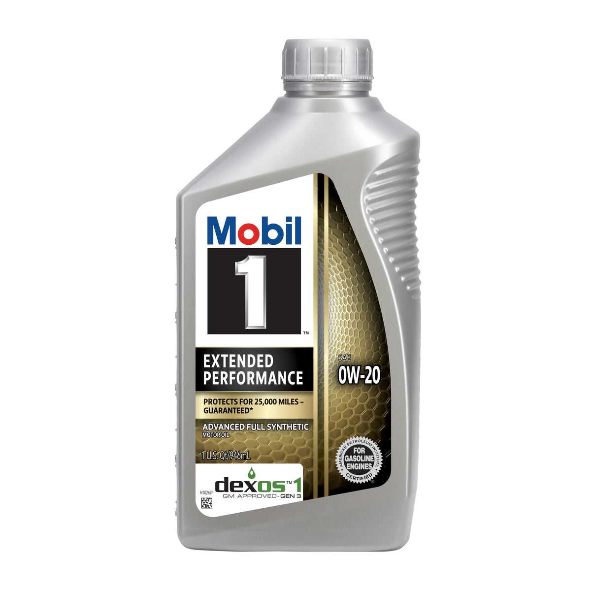 Mobil 1 Extended Performance Full Synthetic 0W-20 Motor Oil 1 Quart 120926