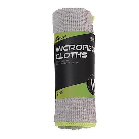 Microfiber Multi-Purpose Towels : 10" X 10", 2 Pack