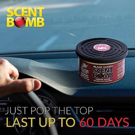 Can Air Freshener: Long Lasting Fragrance, Black Cherry Scent, 1.5 Oz