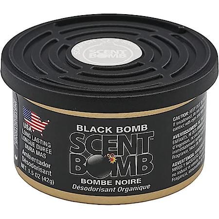 Can Air Freshener: Long Lasting Fragrance, Black Bomb Scent, 1.5 Oz