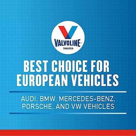 European Vehicle 5W-40 Full Synthetic Engine Oil, Extends Engine Life, 5 Quart