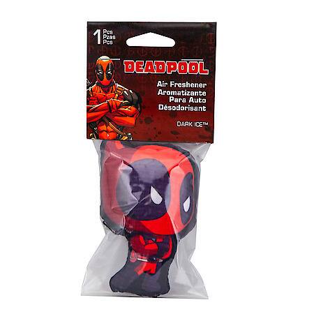 Marvel Deadpool Hanging Air Freshener, Dark Ice Scent, 1 Pack