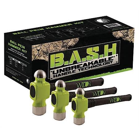 B.A.S.H 3-Pc Ball Pein Kit