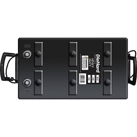 Battery : 8D Group Size, 1400 CCA, 1750 CA, 450 Minute Reserve Capacity, Heavy-Duty