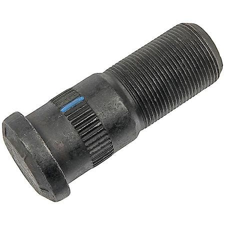 Wheel Stud: Serrated, 1 1/8-16 Thread Size, Left Hand Thread, 10 Pack