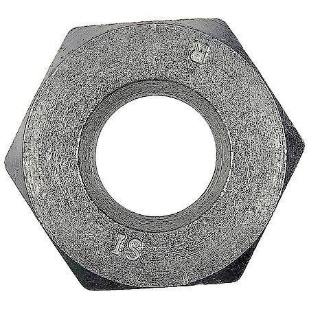 Wheel Lug Nut: 3/4-16 Thread, Flanged, Standard, 0.88 in Length, Silver, 25 Pack