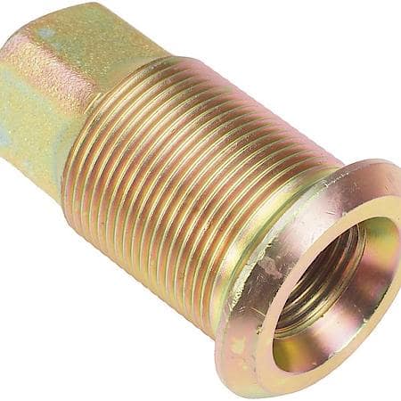 Wheel Lug Nut: 3/4-16 External Thread, Flanged, Thread, 2.23 in Length, Yellow Zinc, 25 Pack