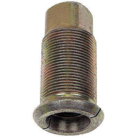 Wheel Lug Nut: 3/4-16 External Thread, Flanged, Thread, 2.57" Length, Yellow Zinc, 10 Pack