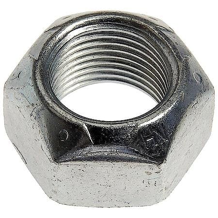 Wheel Lug Nut: 3/4-16 Thread, Conical 90, Standard, 0.63 in Length, Silver, 25 Pack