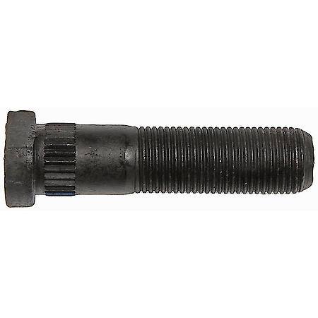 Wheel Stud: Serrated with Clip Head, 5/8-18 Thread Size, Right Hand Thread, 10 Pack