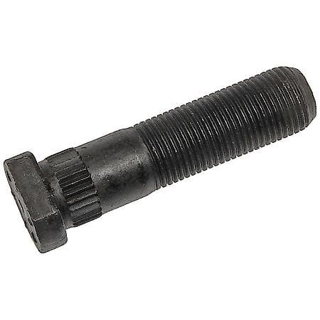 Wheel Stud: Serrated with Clip Head, 5/8-18 Thread Size, Right Hand Thread, 10 Pack