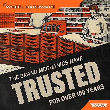 Wheel Stud: Serrated, 9/16-18 Thread Size, Right Hand Thread, 10 Pack