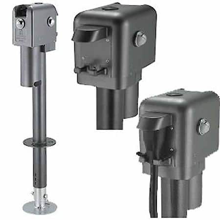 Electric, 4500Lb, 18"Travel, With 6"Drop Down Leg, 3 Standard Led, Silver