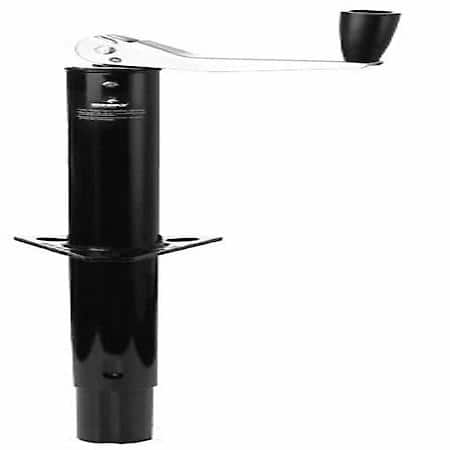 Manual Top Wind, Round A Frame Jack, 5K Tongue Weight Capacity, Bulk Packaging