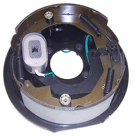 3"Dia Hole X 4-Holes X 4"Bolt Center Flange Patterns, Electric Brakes, Single