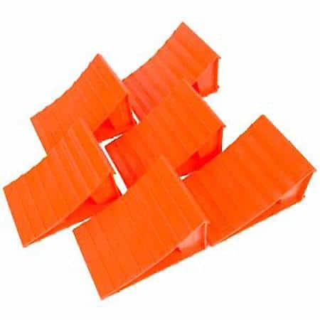 Bright Orange, Plastic, Pack Of 6