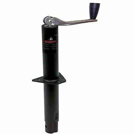 Manual Top Wind, Round A Frame Jack, 5K Tongue Weight Capacity, Retail Packaging