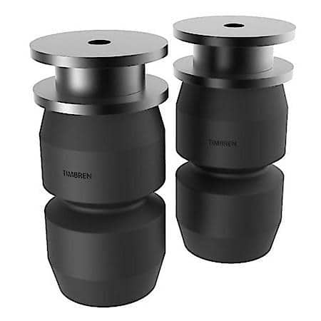 Rubber Spring, Weld On Bump Stop Mount, 2400 Lb Capacity Per Set, Hollow Rubber