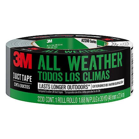 3M(TM) All Weather Duct Tape, 2230-HD, 1.88 in x 30 yd (48mm x 27,4m), 12/case