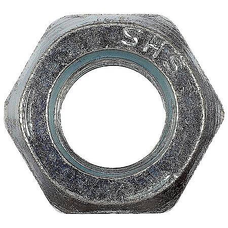 Wheel Lug Nut: 3/4-10 Thread, Flanged, Standard, 0.72" Length, Silver, 250 Pack