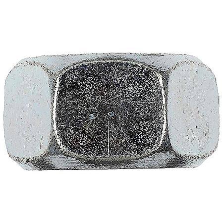 Wheel Lug Nut: 3/4-10 Thread, Flanged, Standard, 0.72" Length, Silver, 250 Pack