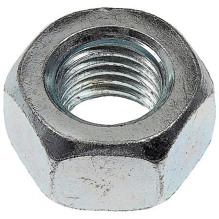 Wheel Lug Nut: 3/4-10 Thread, Flanged, Standard, 0.72" Length, Silver, 250 Pack