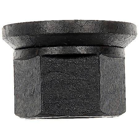 Wheel Lug Nut: M22-1.50 External Thread, Flanged, Thread, 1.2" Length, Black, 120 Pack