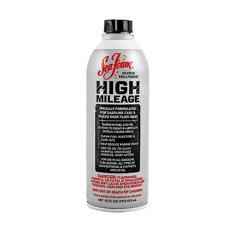 High Mileage Motor Treatment; fuel and oil additive, for gas engines over 75,000 miles, 16 oz