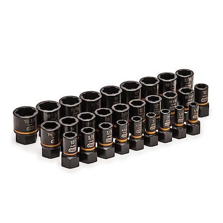 28Pc 1/4" & 3/8"Dr Bolt Biter Set