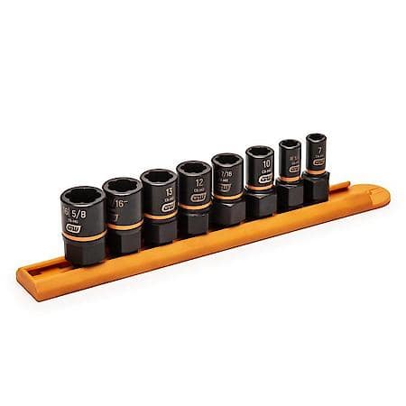 8 Piece 1/4" & 3/8" Drive Bolt Biter┐ Impact Extraction Socket Set